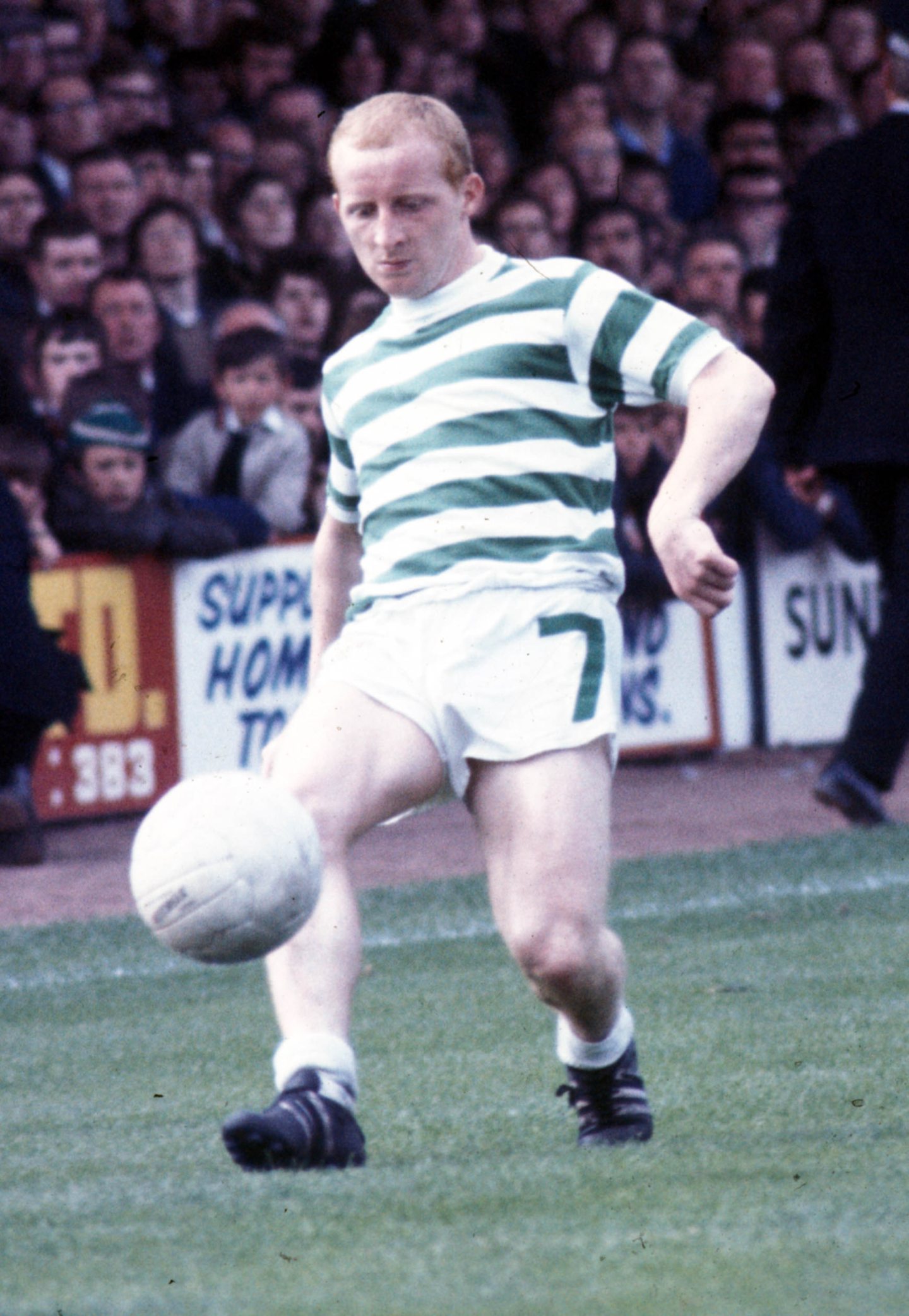 Jimmy Johnstone during his time with Celtic.