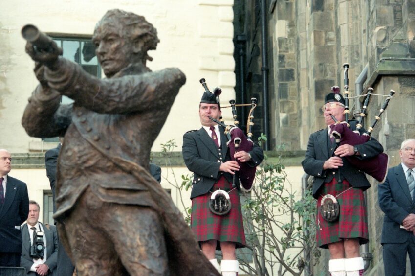 Dundee celebrated one of its most famous sons at the bicentenary of his naval victory
