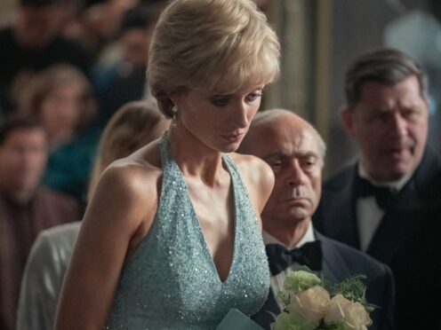 Elizabeth Debicki stars as Princess Diana (Netflix/PA)