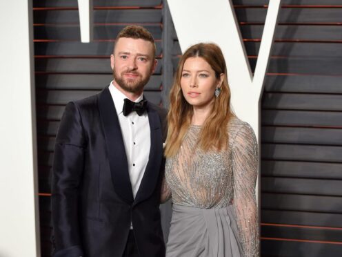 Justin Timberlake and Jessica Biel are celebrating their 10th wedding anniversary (PA)