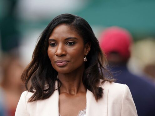 Denise Lewis has been unmasked on the Masked Dancer (PA/John Walton)