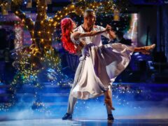 Tyler West and Dianne Buswell (Guy Levy/PA)