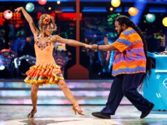 Hamza Yassin and Jowita Przystal scooped the highest score of the series so far during Saturday evening’s live show (Guy Levy/BBC/PA)