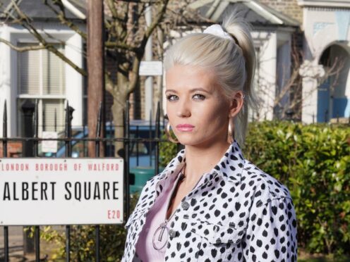 Lola Pearce is set to receive a brain tumour diagnosis in an upcoming EastEnders storyline (BBC/Kieron McCarron/PA)