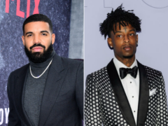 Drake and 21 Savage (Ian West/PA and Christopher Smith/Invision/AP)