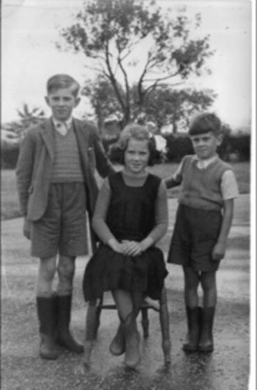 William with Ian and Jean. 1950s.