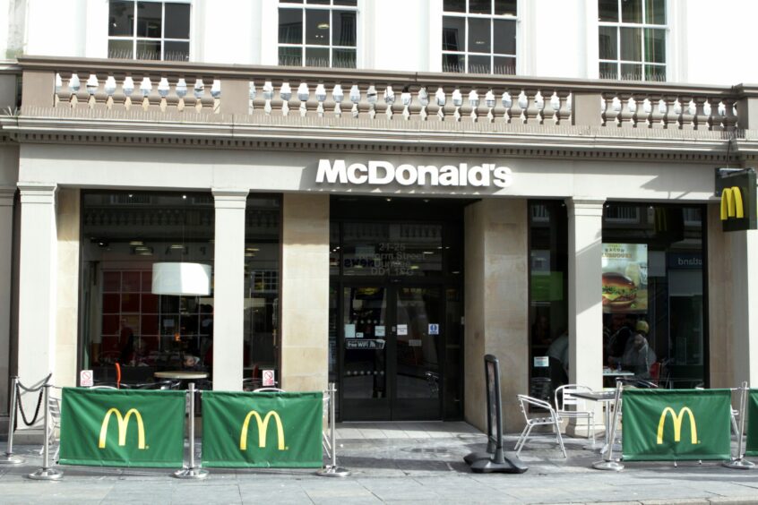 McDonald's on Reform Street - the first branch in Dundee, which opened 35 years ago.