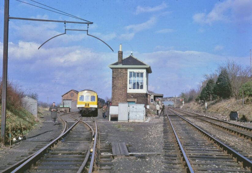 ARG's Tayside Traveler is pictured at Newburgh in Fife in April 1973. Photo: Angus Railway Group.