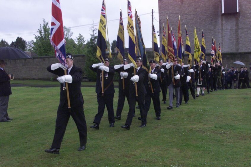 The Royal British Legion Scotland City of Dundee Branch organised a ceremony in 2003