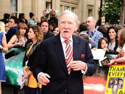 Leslie Phillips arriving for the world premiere of Harry Potter And The Deathly Hallows: Part 2 (Ian West/PA)