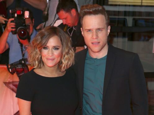 Caroline Flack and Olly Murs (Philip Toscano/PA)