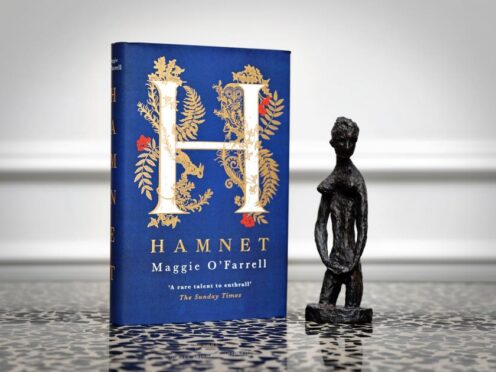 Maggie O’Farrell’s eighth novel Hamnet, which won the 2020 Women’s Prize for Fiction (Sam Holden Agency/PA)