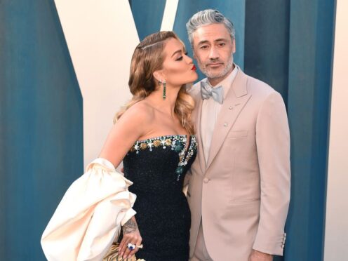 Taika Waititi and Rita Ora (Doug Peters/PA)