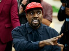 Kanye West’s Instagram has been restricted for 30 days for violating platform policies (Evan Vucci/AP)