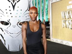 Michaela Coel attending the European premiere of Black Panther: Wakanda Forever in London (Suzan Moore/PA)