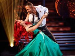 Tyler West and Dianne Buswell (Guy Levy/BBC/PA)