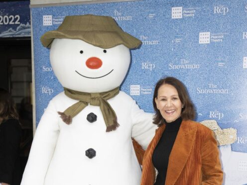 Dame Arlene Phillips arrives at the Snowman 25th anniversary gala performance at the Peacock Theatre in London (Kirsty O’Connor/PA)