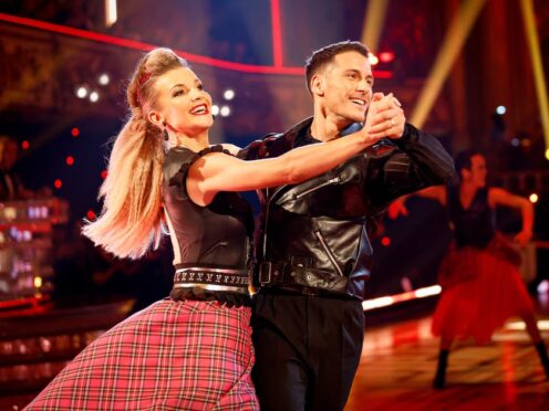 Helen Skelton and Gorka Marquez during the live show of Strictly Come Dancing on BBC1 (Guy Levy/BBC)