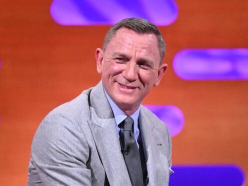Daniel Craig during filming for the Graham Norton Show (Matt Crossick/PA)
