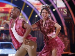 Johannes Radebe and Ellie Taylor (Guy Levy/PA)