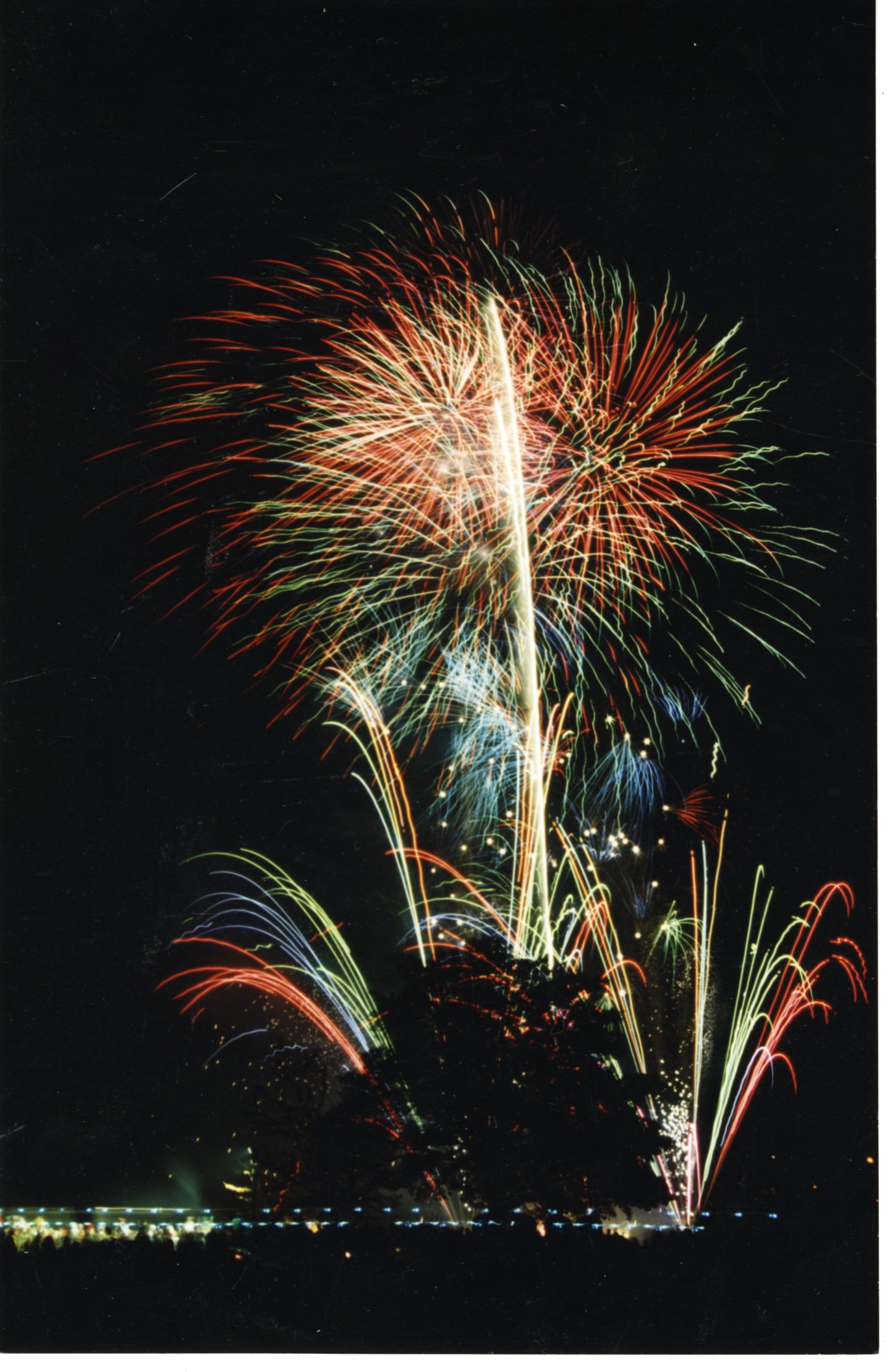 Fireworks at Baxter Park in 1998. Image: DC Thomson.
