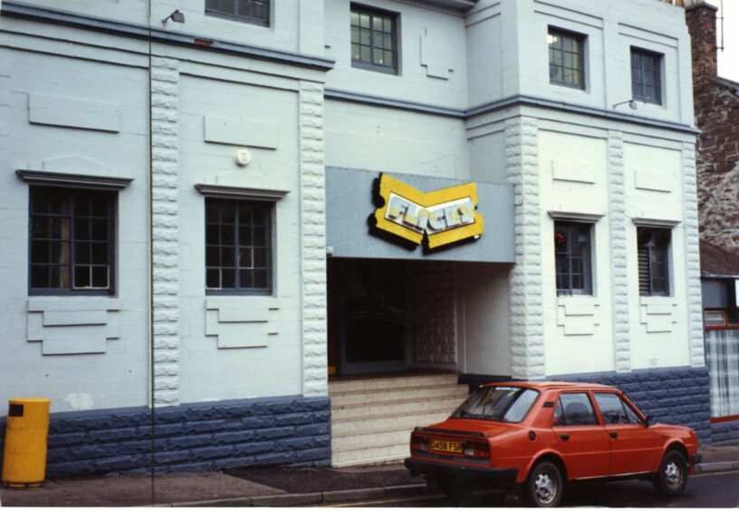 Flicks nightclub on Brechin High Street was Scotland's best night out in the 1980s. Image: DC Thomson.