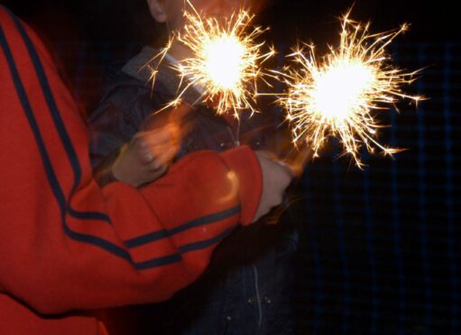 Children are still allowed to use sparklers under the new firework regulations in Scotland