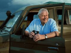 Sir David Attenborough on location in Kenya while filming for Seven Worlds, One Planet (Alex Board/BBC Natural History Unit/PA)