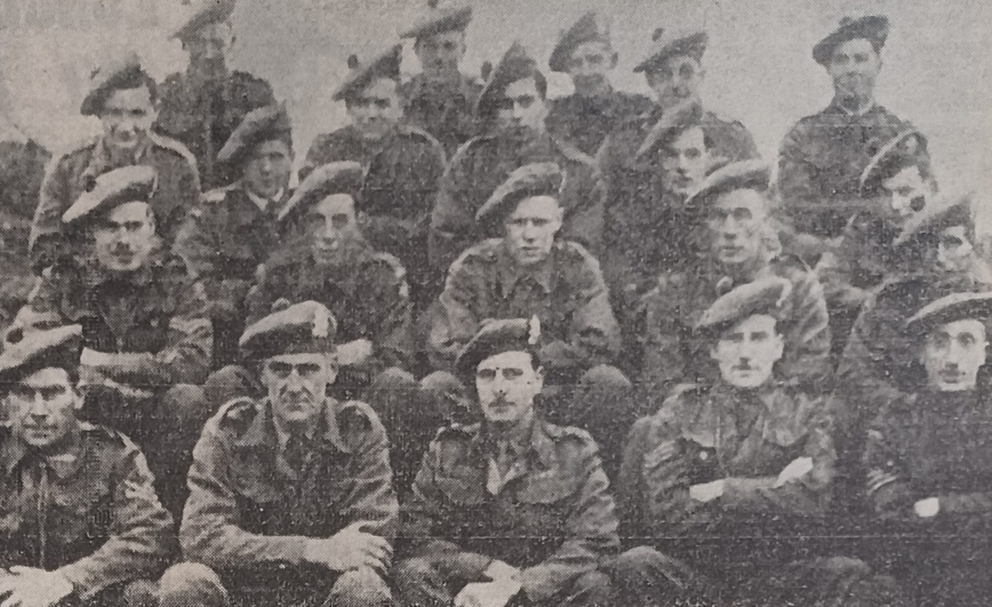 The Arbroath-Carnoustie Auxiliary Unit during the war.
