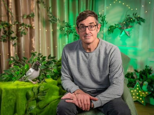 Louis Theroux will read Peggy the Always Sorry Pigeon by Wendy Meddour on CBeebies (Amanda Searle/BBC)