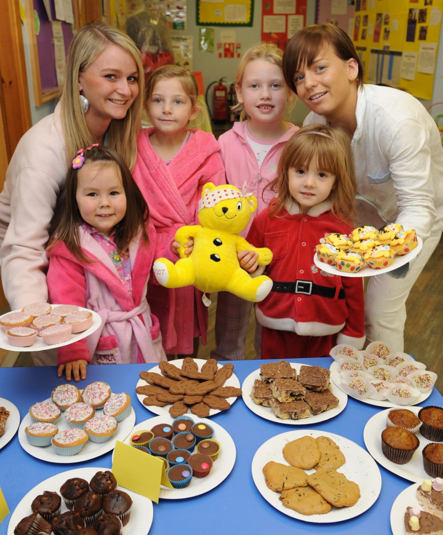 Raising funds at Wonderland Nursery School in 2009. Image: DC Thomson.