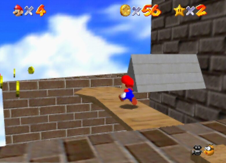 Screenshot of 'Mario' video game