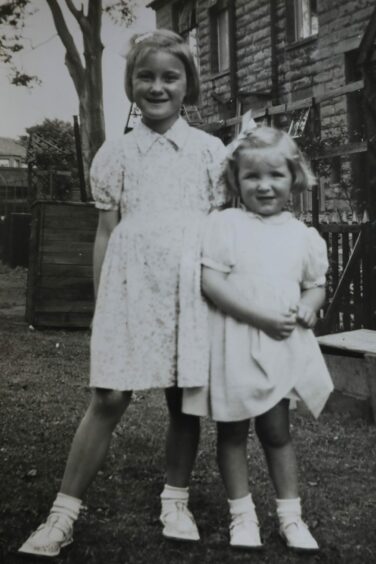 Cousin Alison Gibson and Mary Firth