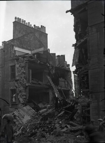 The Rosefield Street tenement was completely destroyed