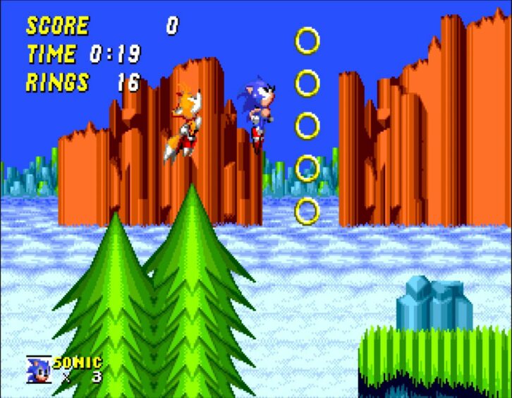 Sonic the Hedgehog game screenshot