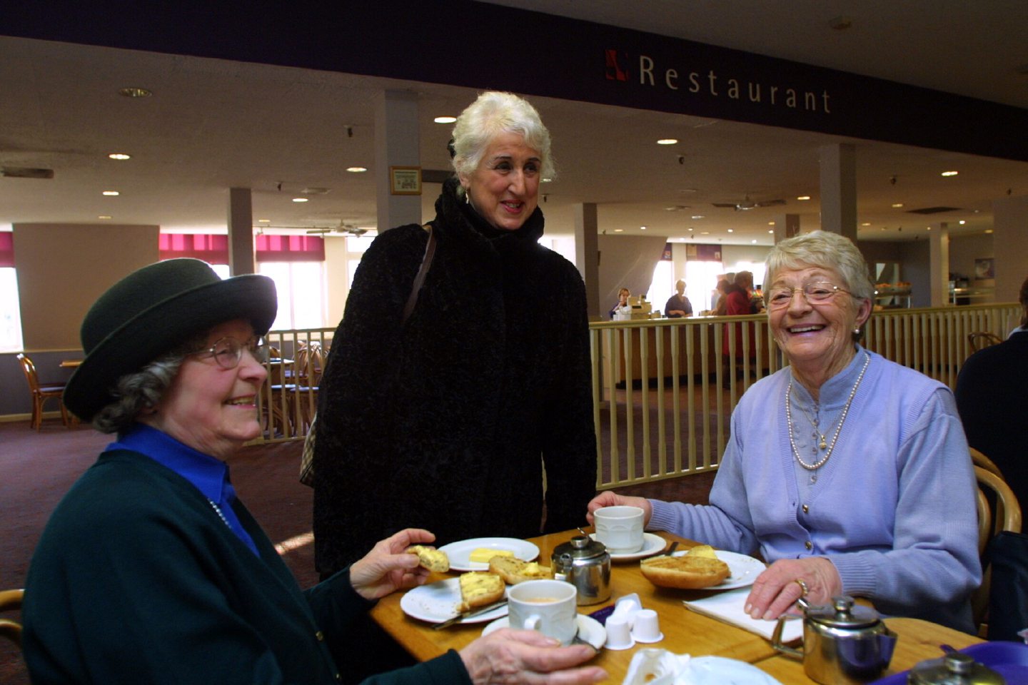 Jean Nicoll, Heather Murdoch and Ann Kennedy enjoy a final cup of tea in the Arnotts café in Dundee
