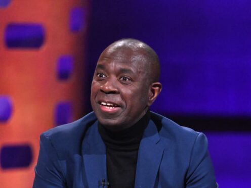 Clive Myrie during filming for the Graham Norton Show at BBC (Matt Crossick/PA)