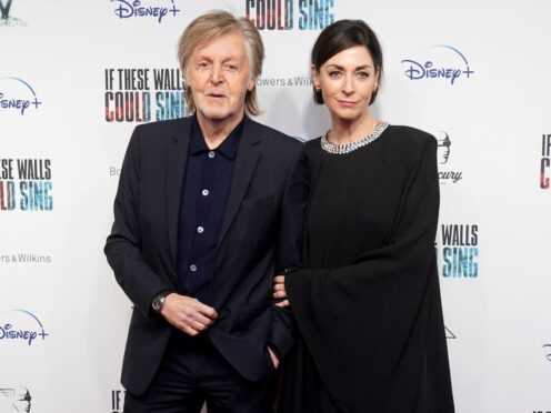 Sir Paul McCartney and Mary McCartney attending the UK premiere of upcoming Disney original documentary If These Walls Could Sing, at Abbey Road Studios, London. (Ian West/PA)