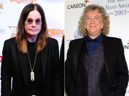 Ozzy Osbourne and Slade frontman Noddy Holder are among the stars who have joined forces on a new Christmas single in support of a cancer awareness project (PA)