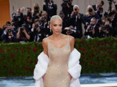 Kim Kardashian attends the 2022 Met Gala Celebrating “In America: An Anthology of Fashion” at The Metropolitan Museum of Art in New York (John Nacion/NurPhoto/PA)