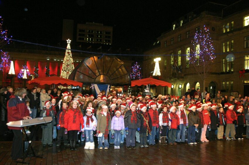 The Youth Music Initiative performing in City Square in 2006.