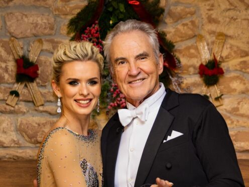 Larry Lamb and Nadiya Bychkova will take part in the Strictly Come Dancing Christmas Special (BBC/Guy Levy/PA)