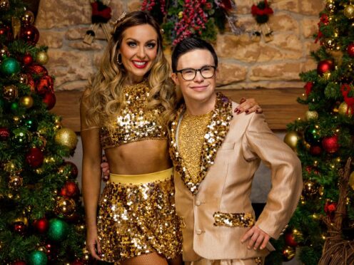 George Webster says being on Strictly Christmas special is ‘a dream come true’ (Guy Levy/BBC/PA)