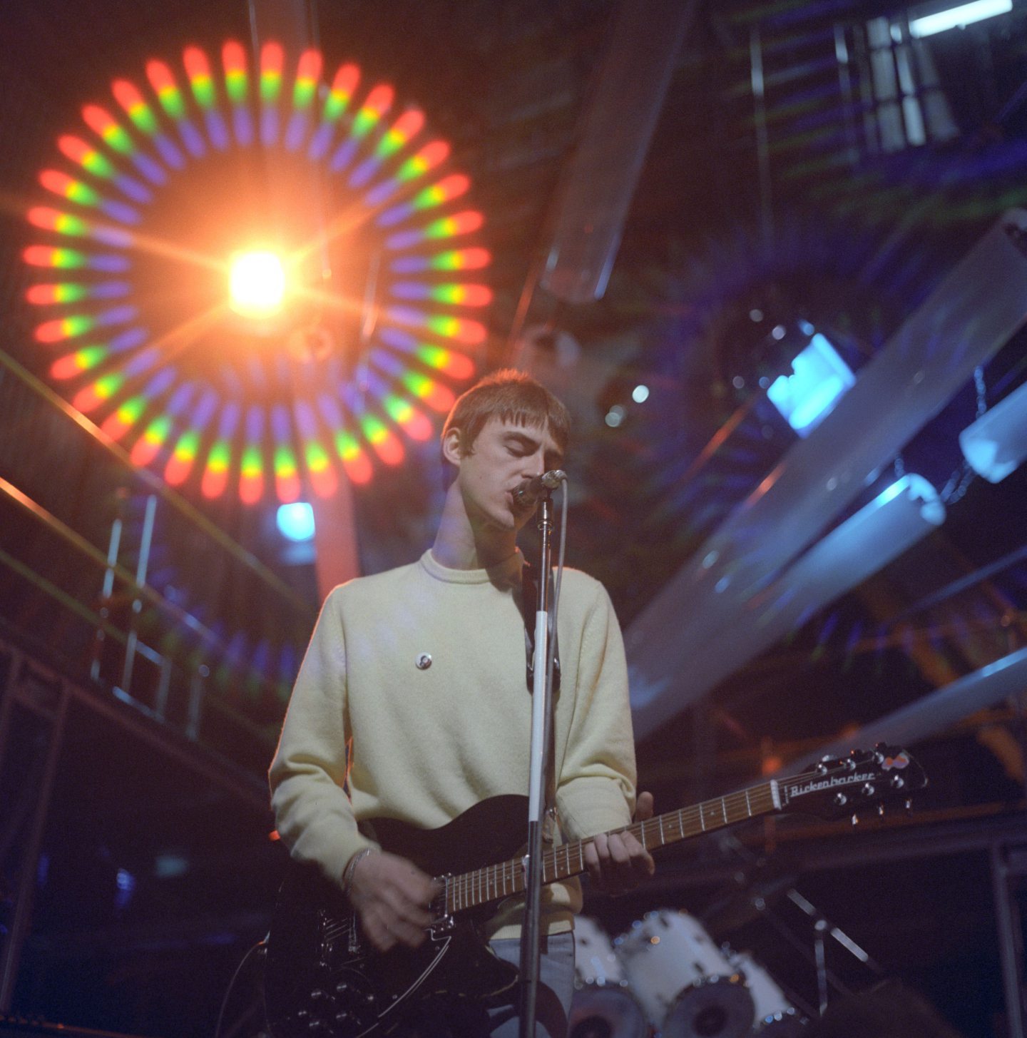 Weller performing with The Jam on TV show The Tube before the split in December 1982. Image: Shutterstock.