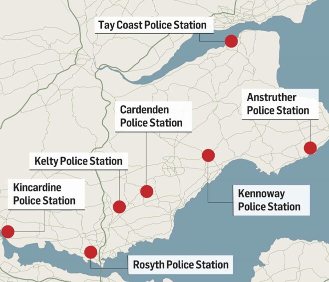 Fife police stations that have closed since 2013