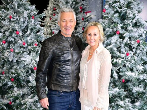 Martin Kemp and his wife Shirlie Holliman have both been unmasked as The Masked Singer’s first duo. (Ian West/PA)