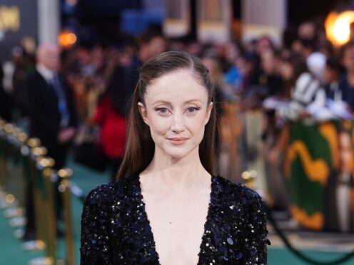 Andrea Riseborough has been nominated for her first Academy Award (Ian West/PA)