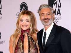 Rita Ora and Taika Waititi attending the MTV Europe Music Awards 2022 (Ian West/PA)
