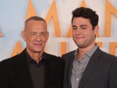 Tom Hanks (left) with his son, Truman Hanks (Ian West/PA)