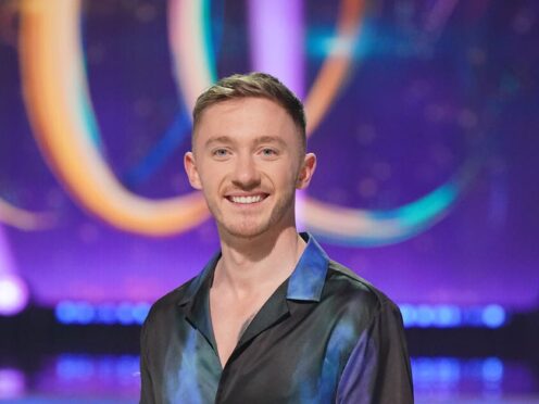 Nile Wilson has secured the highest Dancing On Ice score of the series so far during the competition’s musical-themed episode (Jonathan Brady/PA)